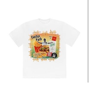 cactus jack bootleg tee shirt white